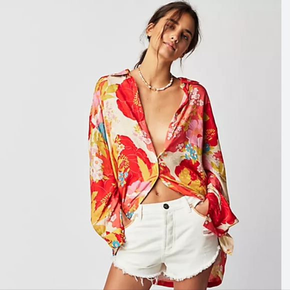 Spell/Free People Tyler blouse XS - Picture 5 of 7